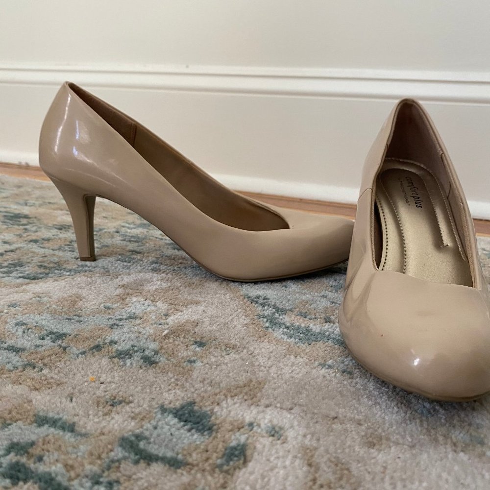 PREDICTIONS - Nude Beige Heels, Comfort Plus